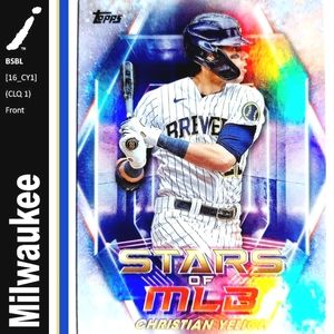 Milwaukee Brewers (Christian Yelich) - BSBL [16_CY1]